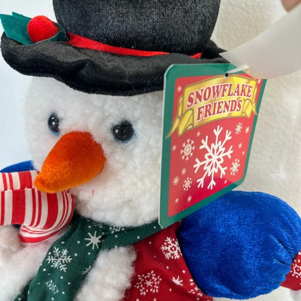 FROSTY THE SNOWMAN w/Top Hat and Candy Cane Christmas Plush 13